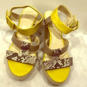 Calvin Klein Women Ellison Wedge Espadrilles